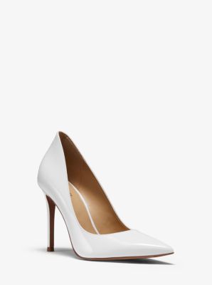 Tenley Empire Logo Embellished Leather Pump