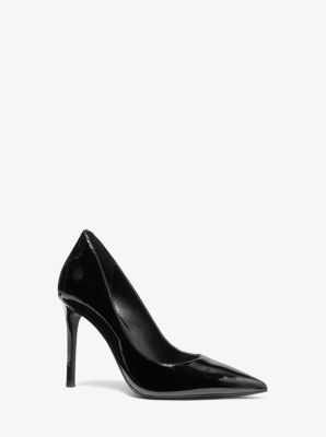 michael kors black patent pumps