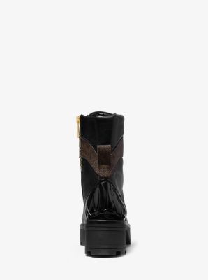 Michael kors best sale khloe combat boots