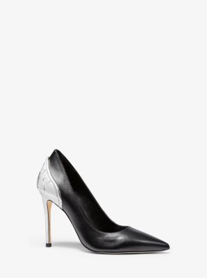 Michael michael kors hot sale khloe leather pump