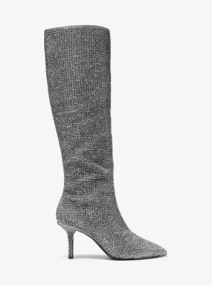 michael kors knee high heel boots