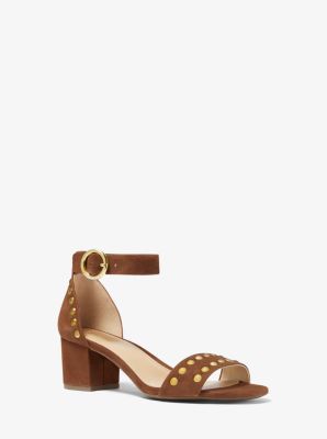 michael kors suede sandals