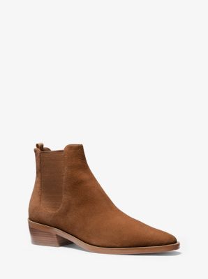 michael kors suede ankle boots