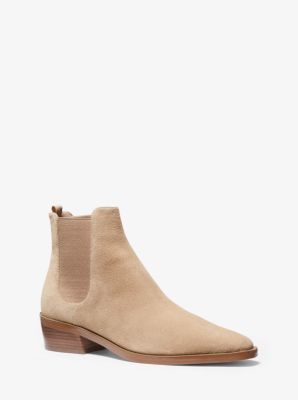 michael kors livvy suede ankle boot