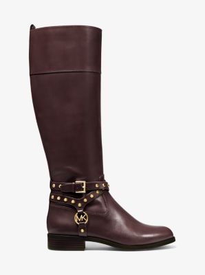 michael kors women's leather boots