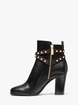 Preston Studded Leather Ankle Boot Michael Kors Canada