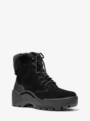mk fur boots