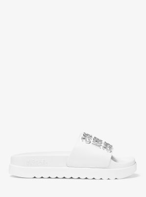 michael kors embellished slides