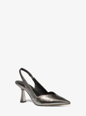 Michael kors sales metallic heels