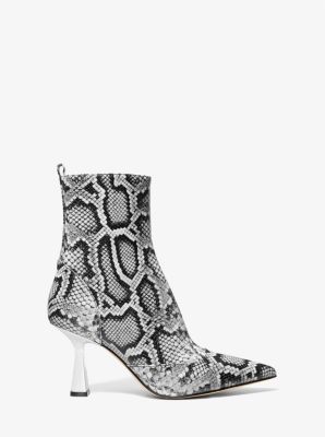 Clara Snake Embossed Leather Ankle Boot image number 1