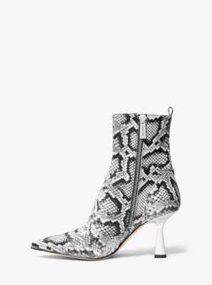 Clara Snake Embossed Leather Ankle Boot image number 2