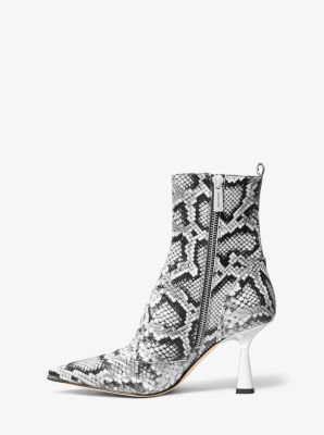 Clara Snake Embossed Leather Ankle Boot image number 3