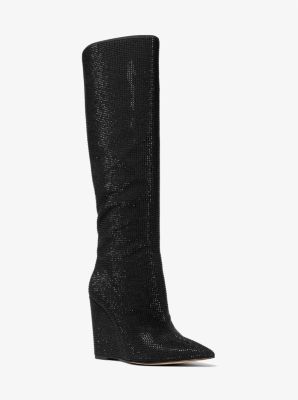 Michael kors snakeskin boots hotsell