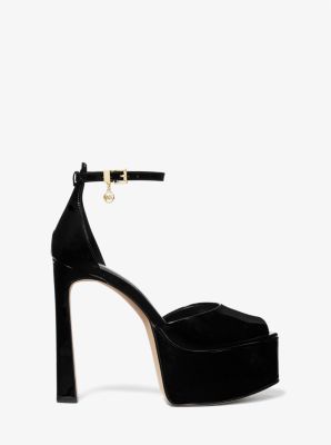 Martina Patent Leather Peep-Toe Platform Pump image number 1