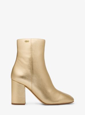 Perla Flex Metallic Leather Ankle Boot