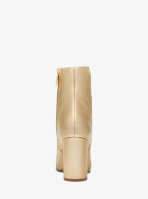 Perla Flex Metallic Leather Ankle Boot