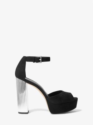 Michael kors clearance peep toe pump