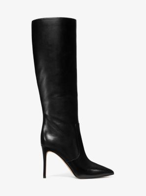 Rue Leather Knee Boot Michael Kors Canada