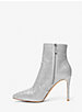 Rue Embellished Glitter Chain-Mesh Ankle Boot image number 2