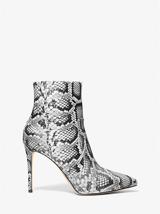 Rue Snake Embossed Leather Ankle Boot image number 1
