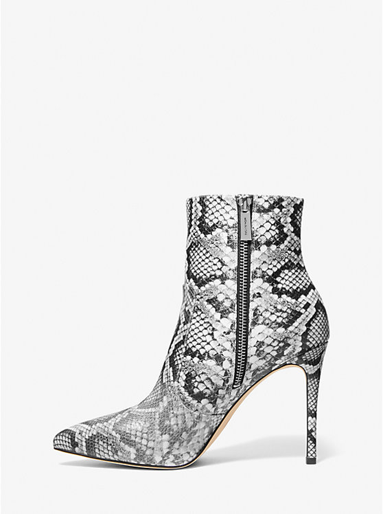 Rue Snake Embossed Leather Ankle Boot image number 2