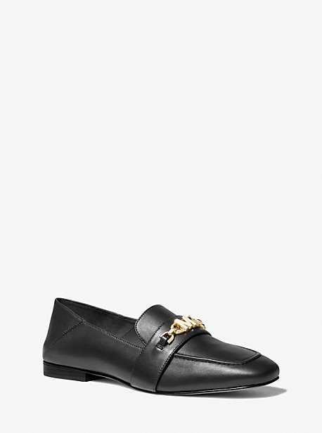 Michael Kors Tiffanie Leather Loafer In Black