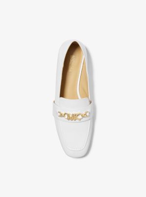 Michael kors white loafers online