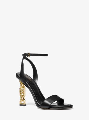 Tenley Empire Logo Embellished Leather Sandal image number 0