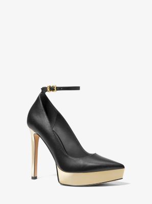 Xenia Leather Platform Pump | Michael Kors