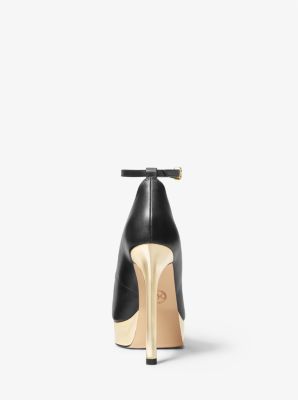 Xenia Leather Platform Pump