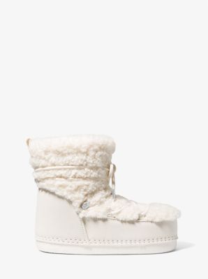 Zelda Sherpa and Suede Boot | Michael Kors