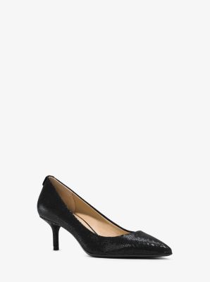 michael michael kors flex leather pump