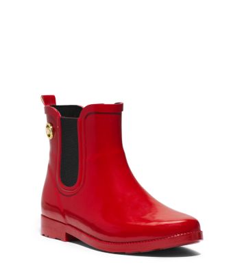 mk rain boots short