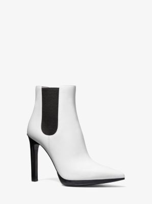 michael kors white ankle boots