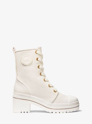 Corey Canvas Combat Boot | Michael Kors