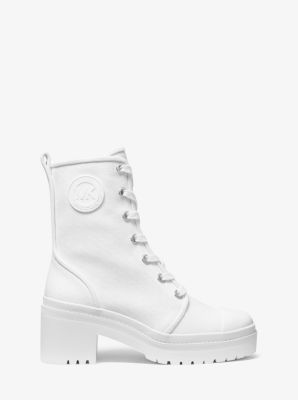 michael kors white boots