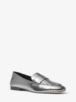 Emory crinkled sales leather loafer