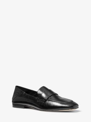 Emory crinkled sales leather loafer