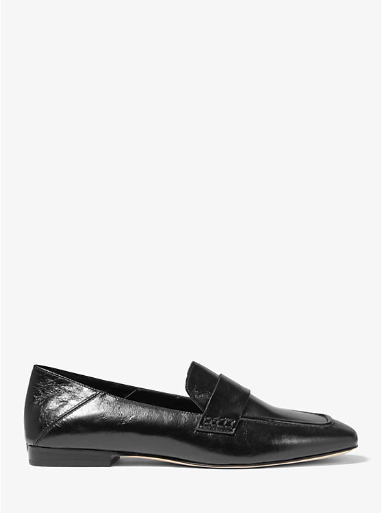 Emory Crinkled Leather Loafer | Michael Kors