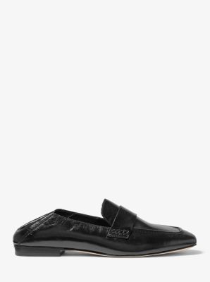 emory crinkled leather loafer