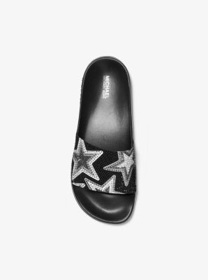 Gilmore Star Embellished Slide Sandal Michael Kors Canada