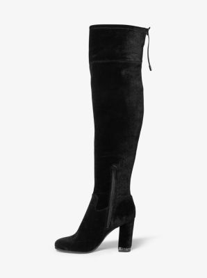 Jamie Stretch Velvet Over the Knee Boot Michael Kors