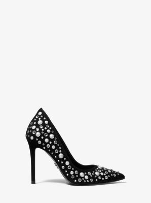 Keke Embellished Suede Pump