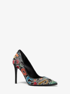 Michael kors keke denim sales pump