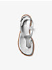 Sandale scintillante à plaque à logo image number 2