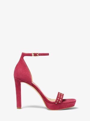 michael kors pink suede shoes