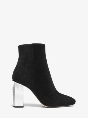 Petra Embellished Suede Ankle Boot | Michael Kors Canada