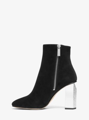 Petra Embellished Suede Ankle Boot | Michael Kors
