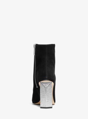 Michael michael kors petra cheap embellished suede ankle boot