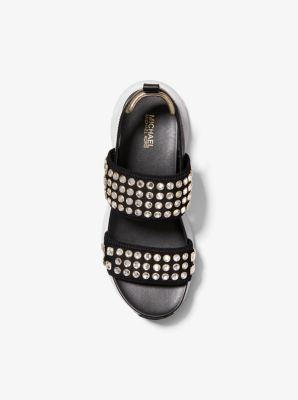 Rooney Embellished Scuba Sport Sandal Michael Kors